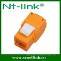 2014 Netlink Mejor venta Tooless Cat.6A UTP RJ45 Keystone Jack